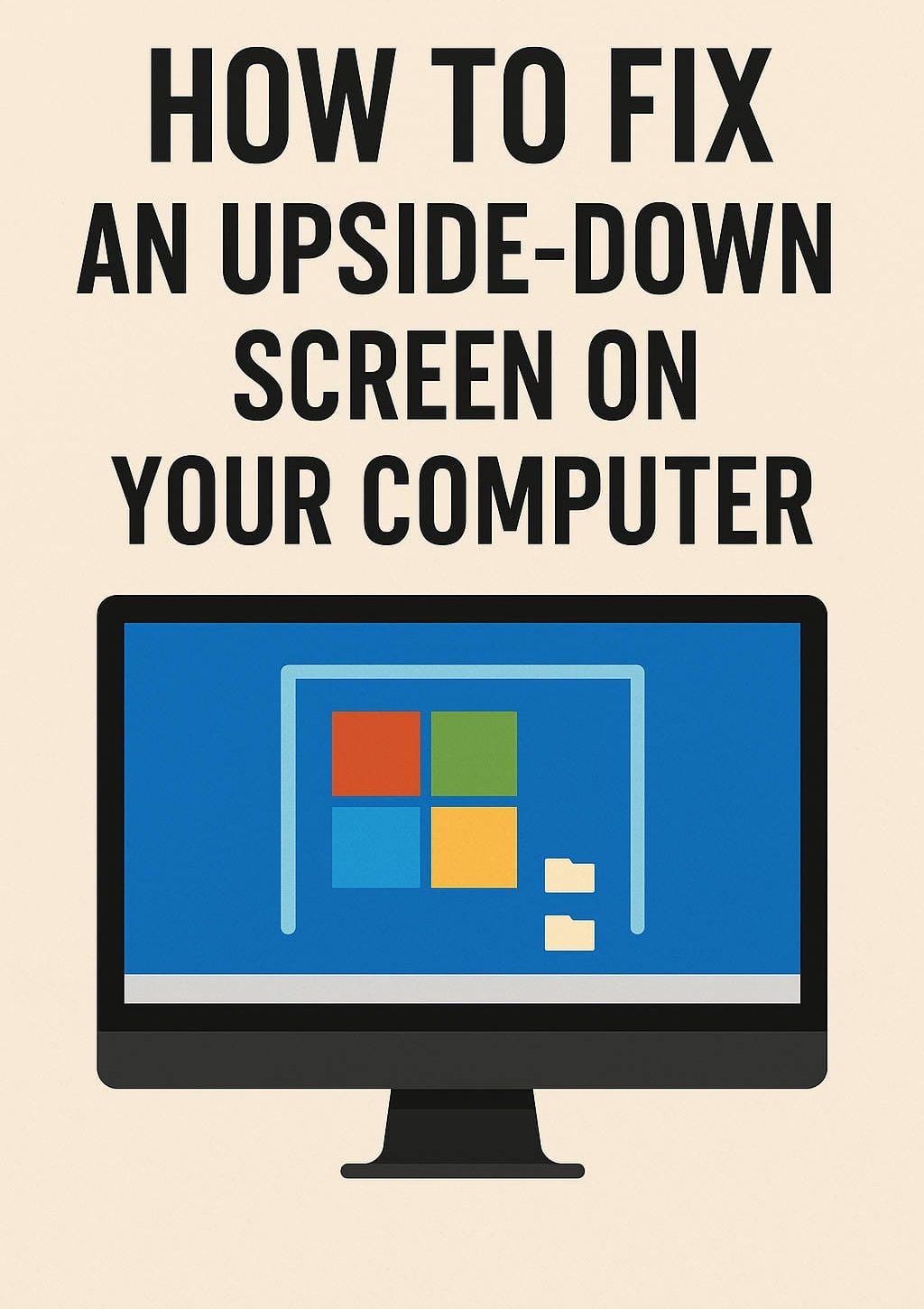 How to Fix an Upside-Down Screen on Your Computer