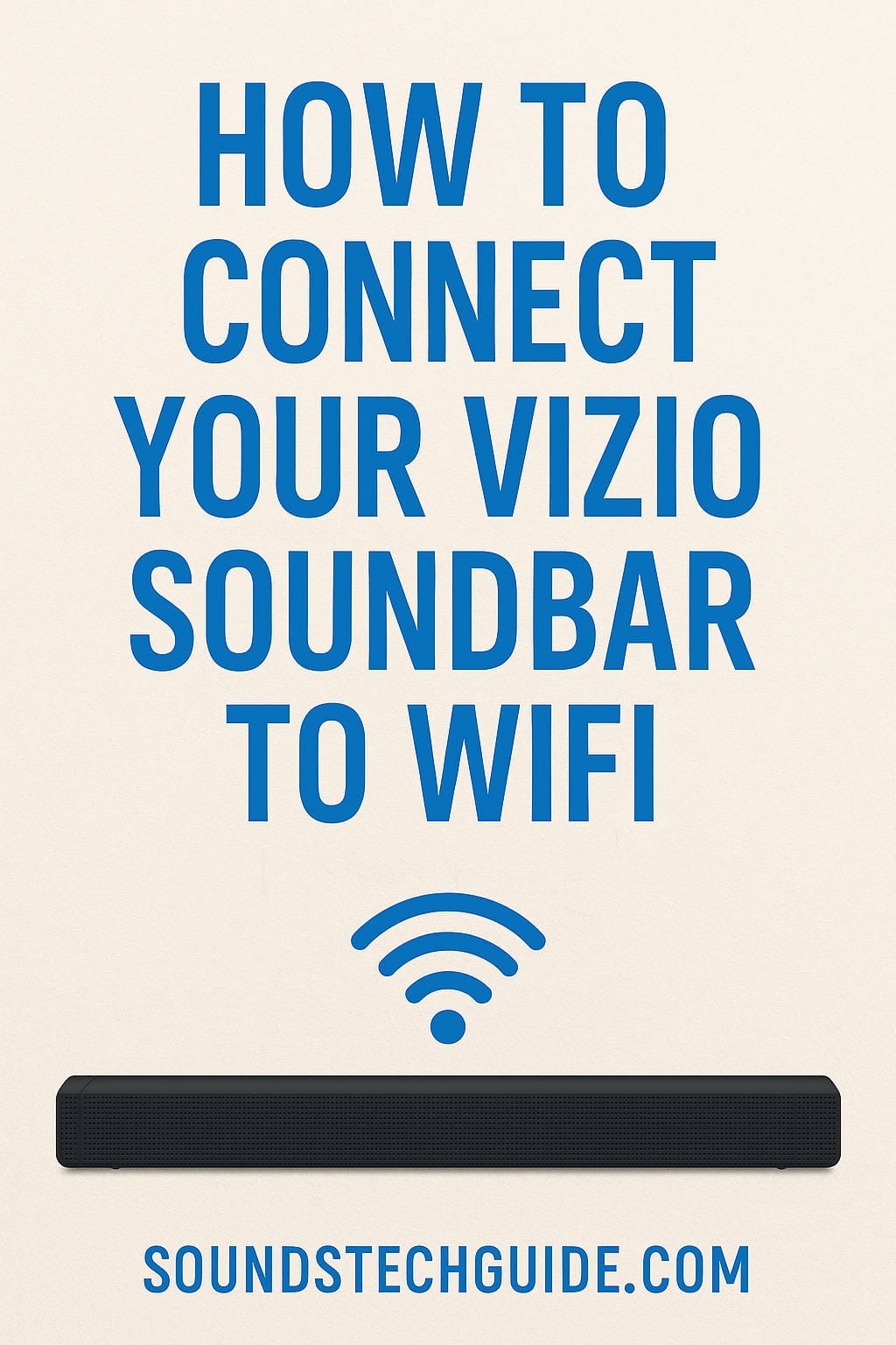 how to connect vizio soundbar to wifi