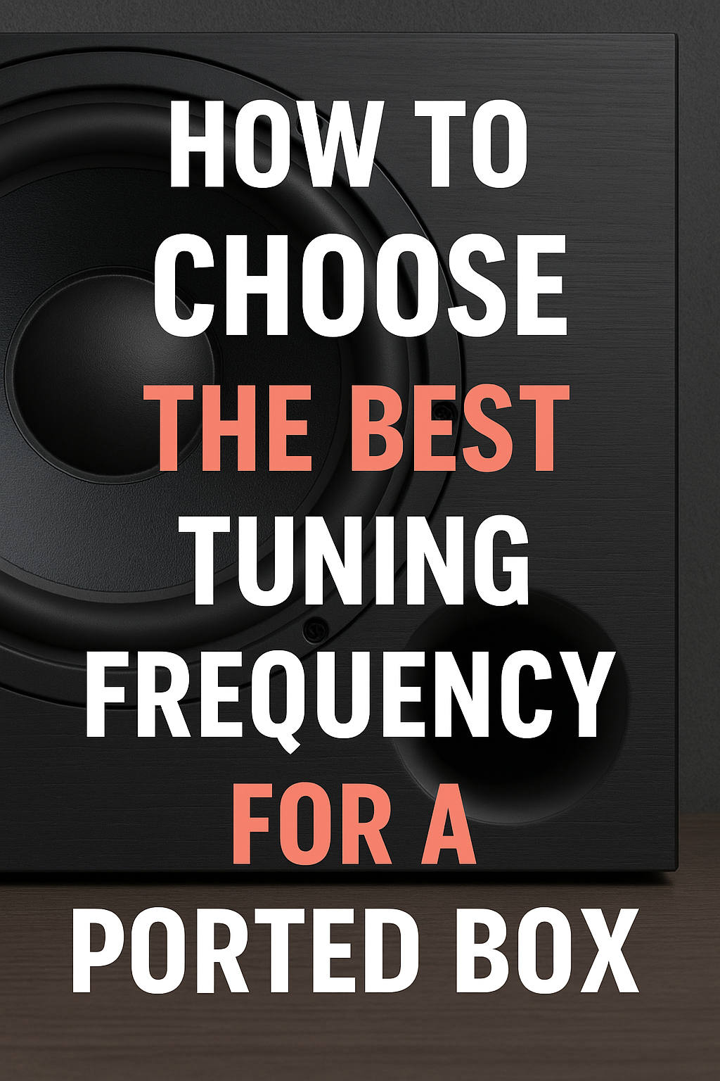 How to Choose the Best Tuning Frequency for a Ported Subwoofer Box