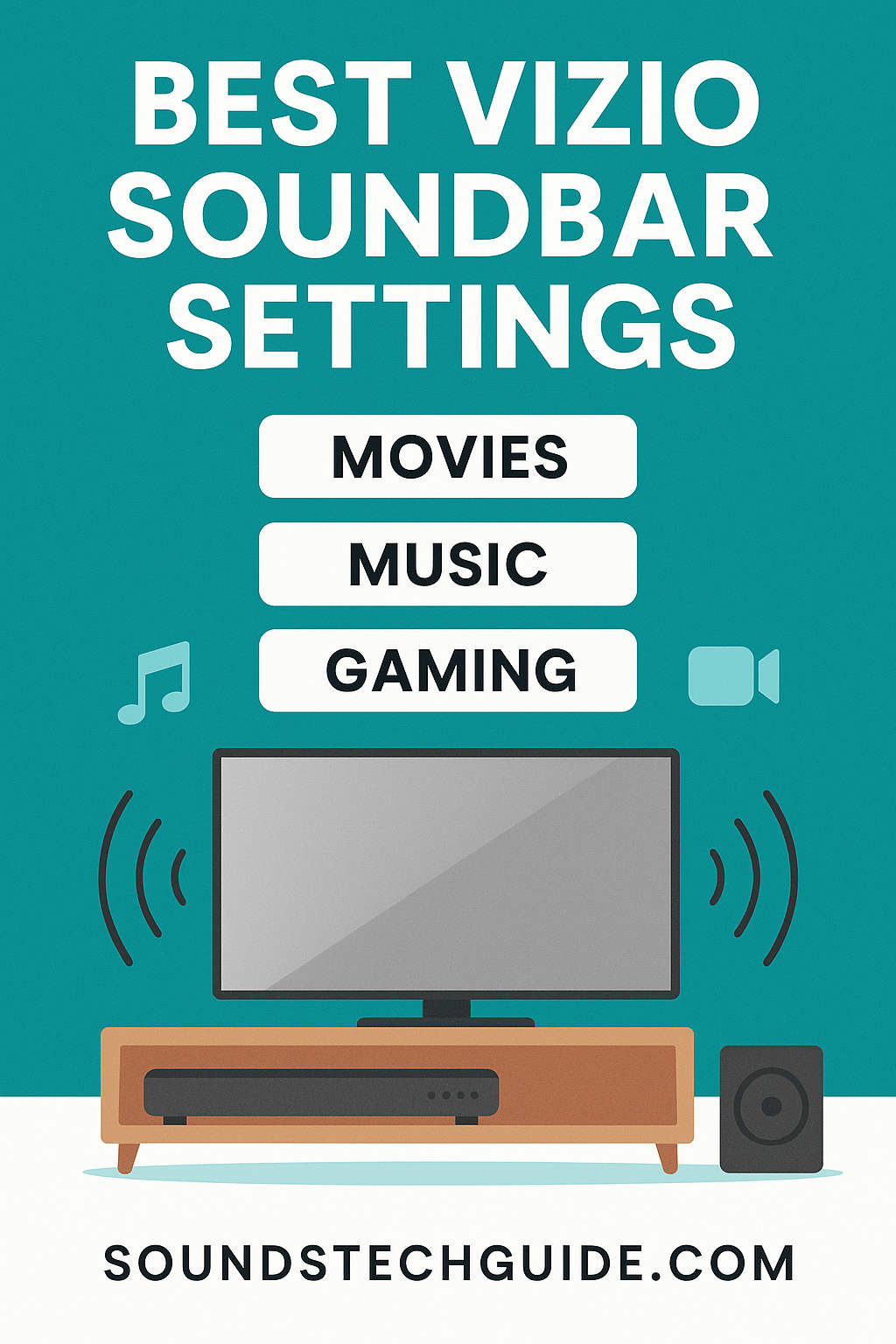 Best Vizio Soundbar Settings for Movies, Music, and Gaming